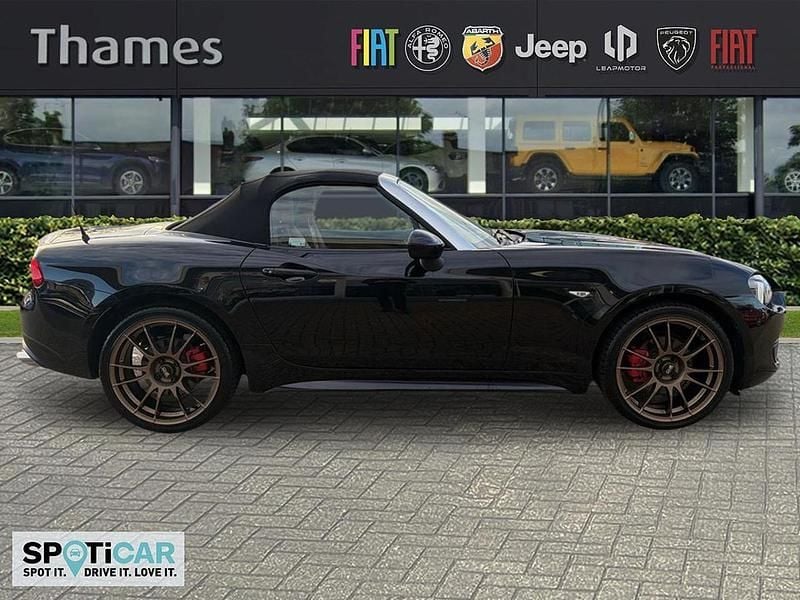 Black Used 2017 Fiat 124 Spider Lusso Plus Cabriolet | £15,495 (Fair price) - Image 1/3