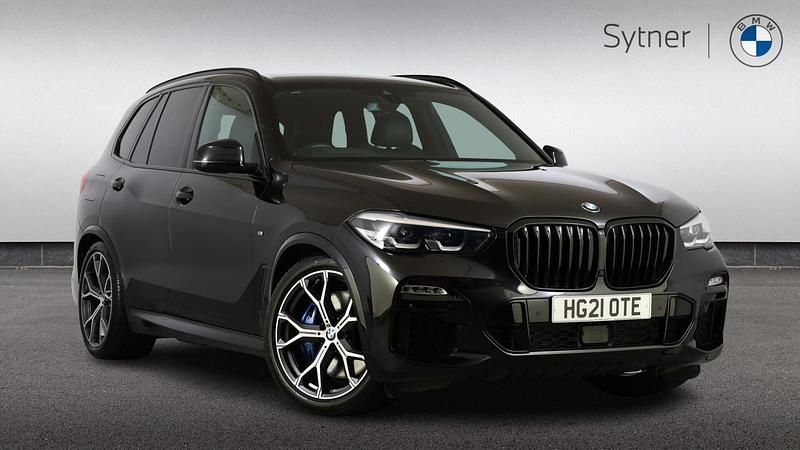 Black Used 2021 BMW X5 M Sport SUV | £38,500 (Good price) - Image 1/4