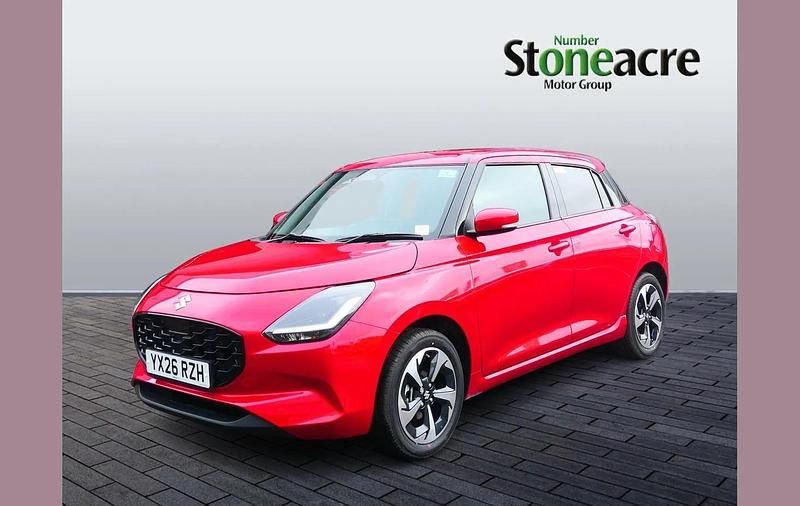 New Suzuki Swift 82 HP (60 kW) 2026 Red Hatchback