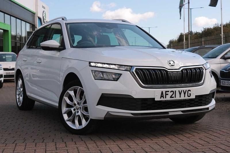 Moon white metallic Used 2021 Skoda Kamiq SE L SUV | £14,895 (Good price) - Image 1/4