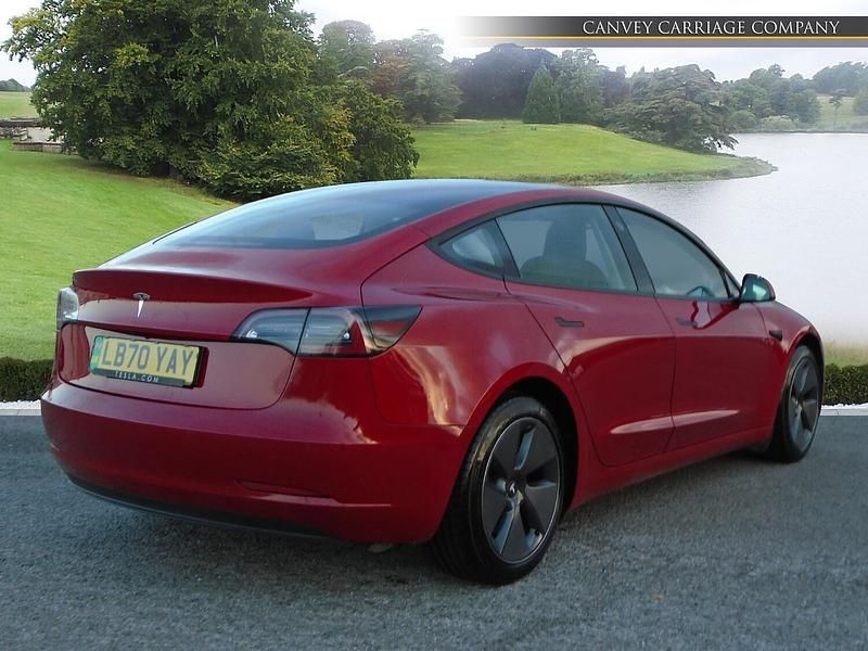 Used Tesla Model 3 Standard Range 52 kW (72 HP) 2020 Red Sedan