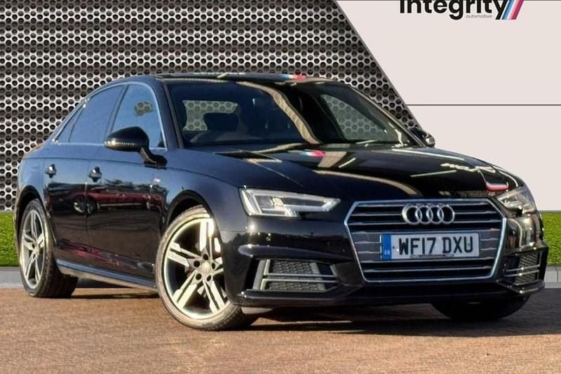 Used Audi A4 S-Line 150 HP (110 kW) 2017 Black Sedan