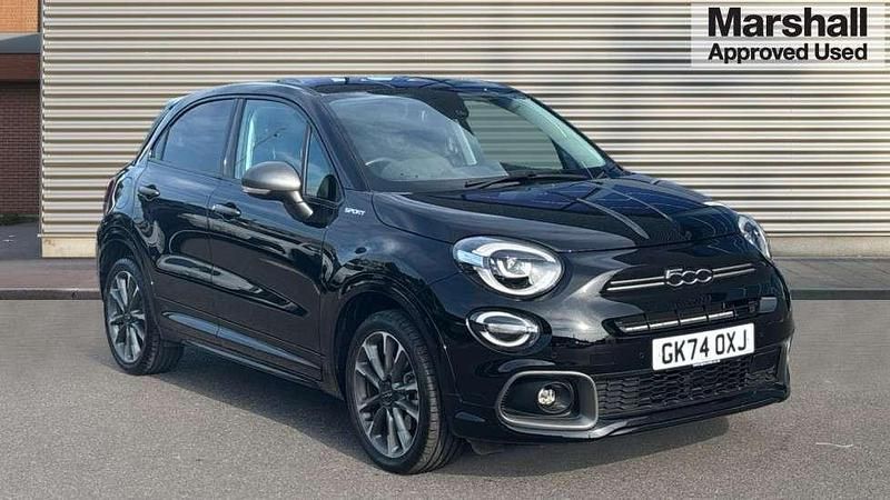 Black Used 2024 Fiat 500X SUV | £19,596 (A bit pricey) - Image 1/4