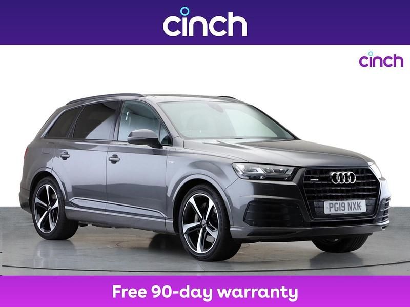Grey Used 2019 Audi Q7 Black Edition SUV | £28,349 (Good price) - Image 1/3