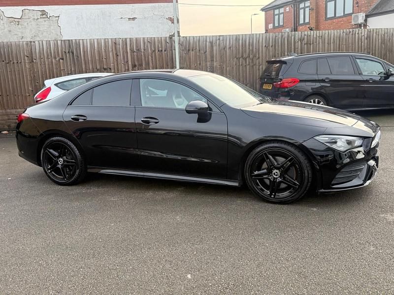 Used Mercedes CLA200 AMG line 163 HP (119 kW) 2020 Black Coupe