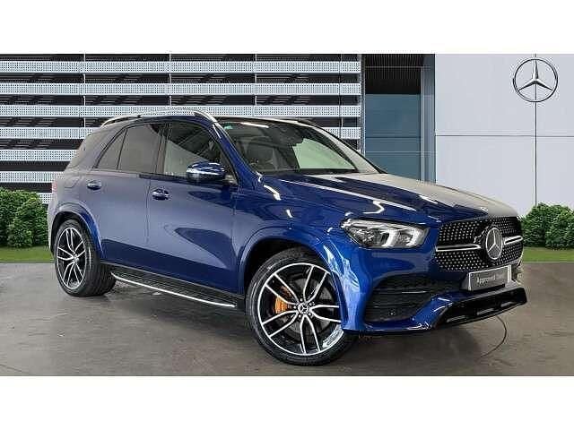 Blue Used 2021 Mercedes GLE400 AMG line SUV | £50,220 (Fair price) - Image 1/4