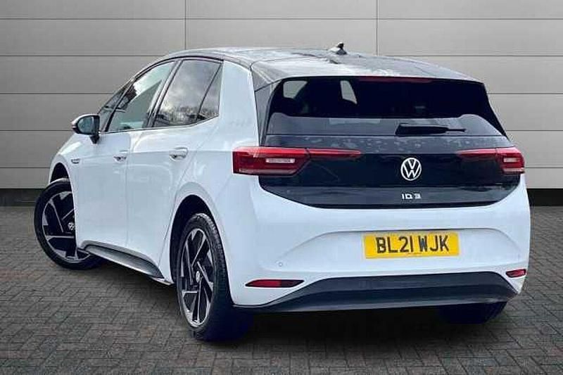 Used VW ID.3 Pro Performance 150 kW (204 HP) 2021 Manganese grey with black roof Hatchback