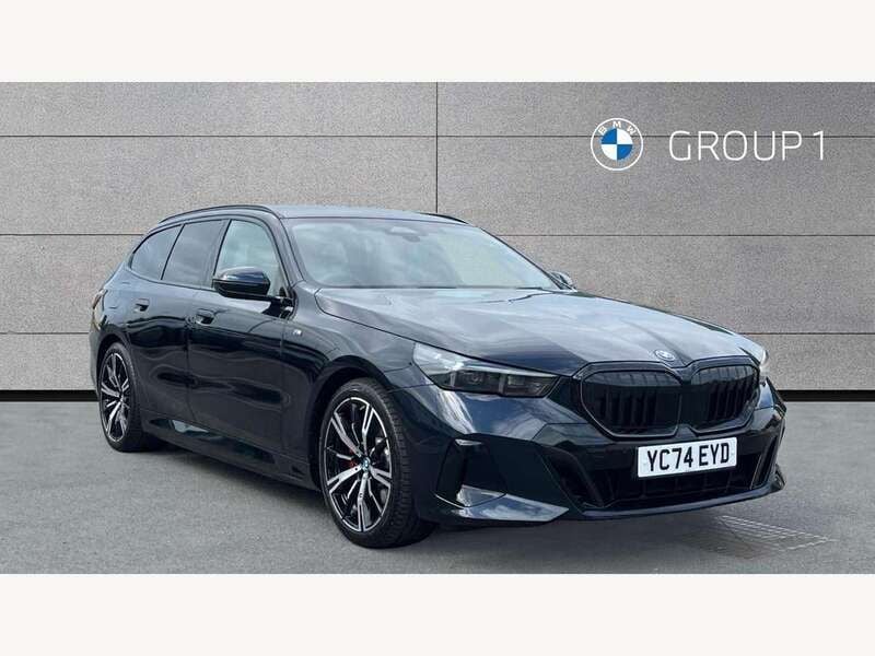 Black Used 2024 BMW 530e M Sport Estate | £45,990 - Image 1/4