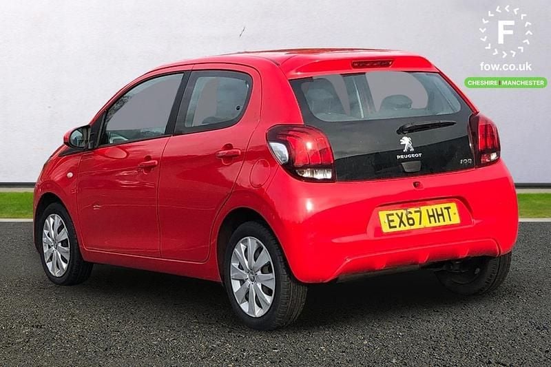 Used Peugeot 108 Active 68 HP (50 kW) 2017 Red Hatchback