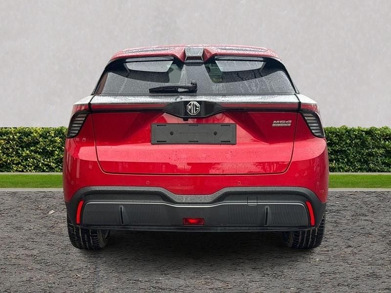 New MG MG4 EV Trophy 2026 Red Hatchback