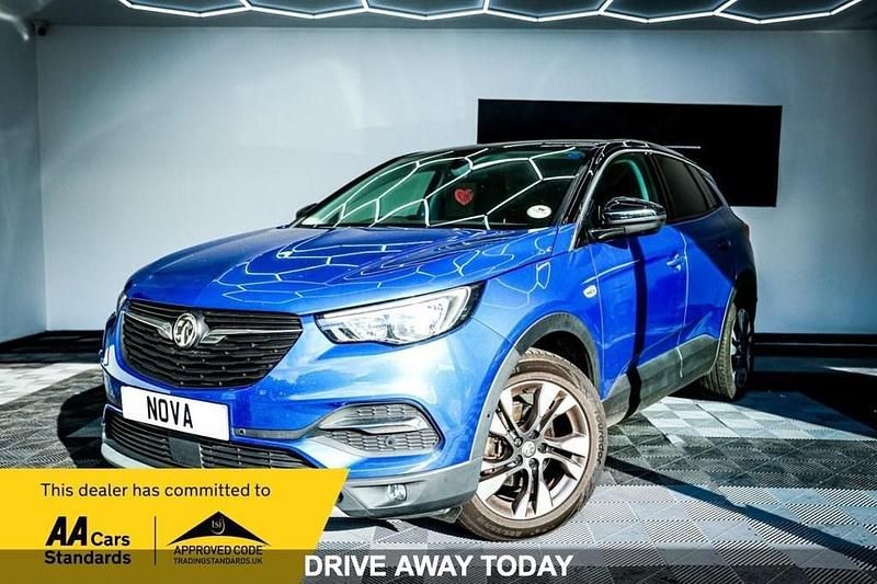 Used Vauxhall Grandland X Sport 130 HP (95 kW) 2019 Blue SUV