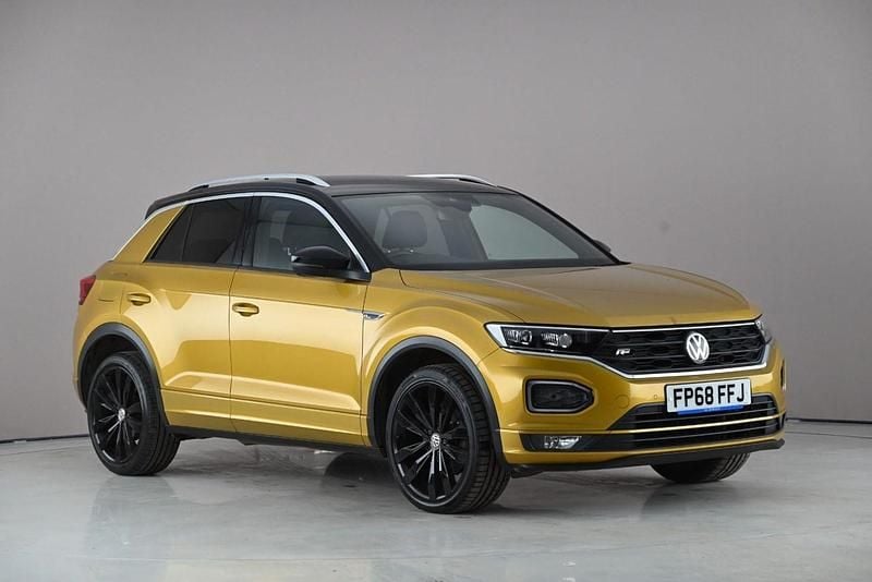 Used VW T-Roc R-line 2018 Yellow SUV