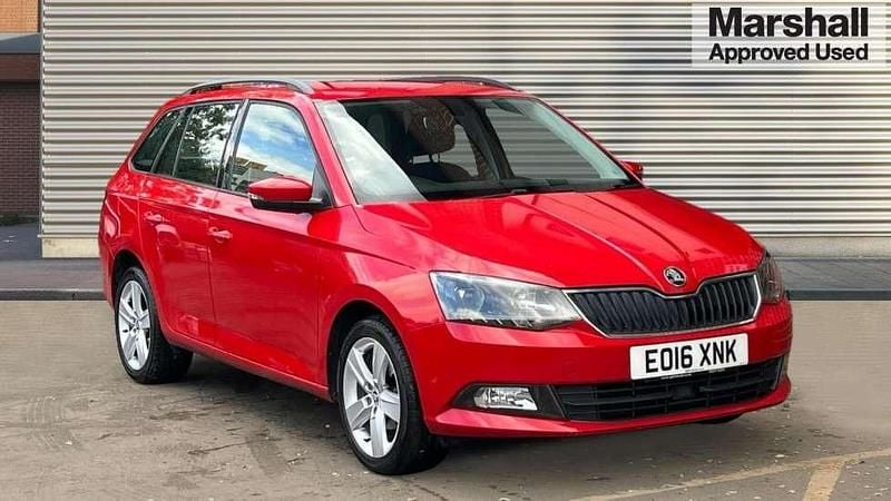 Red Used 2016 Skoda Fabia SE L Estate | £6,490 (Fair price) - Image 1/4