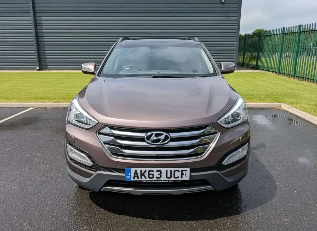 Used Hyundai Santa Fe Premium SE 2014 Orange SUV