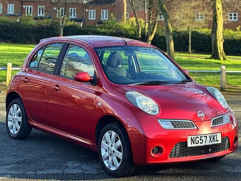 Used Nissan Micra Acenta+ 79 HP (58 kW) 2008 Red Hatchback