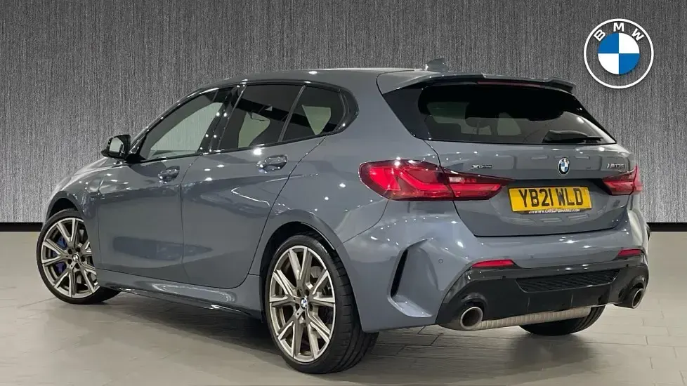 Used BMW M135 Shadowline 302 HP (222 kW) 2021 Grey Hatchback