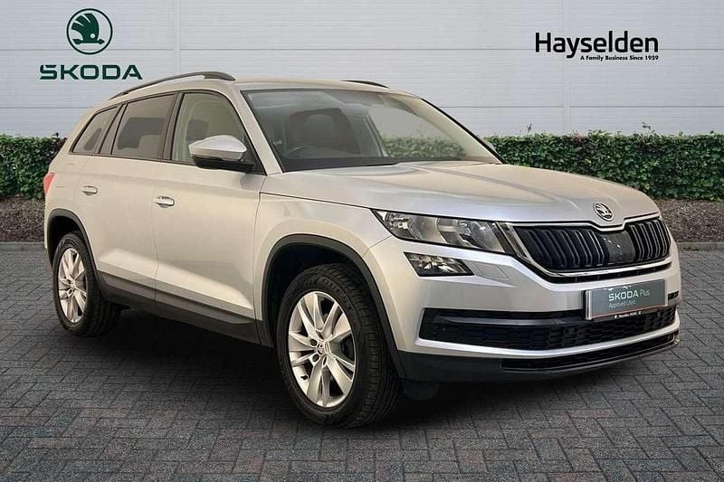 Brilliant silver metallic Used 2018 Skoda Kodiaq SE Technology SUV | £18,695 (Fair price) - Image 1/4