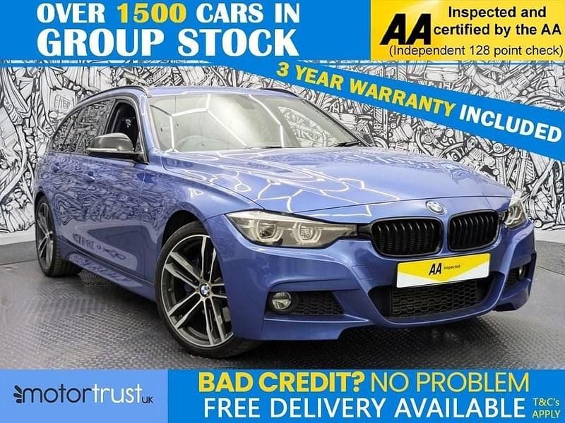 Blue Used 2019 BMW 320 M Sport Estate | £18,995 (Good price) - Image 1/2