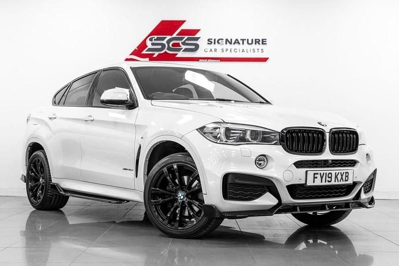 White Used 2019 BMW X6 M Sport SUV | £21,495 (Fair price) - Image 1/1