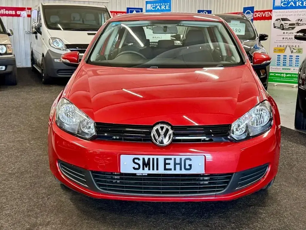 Used VW Golf VI S 105 HP (77 kW) 2011 Red Hatchback