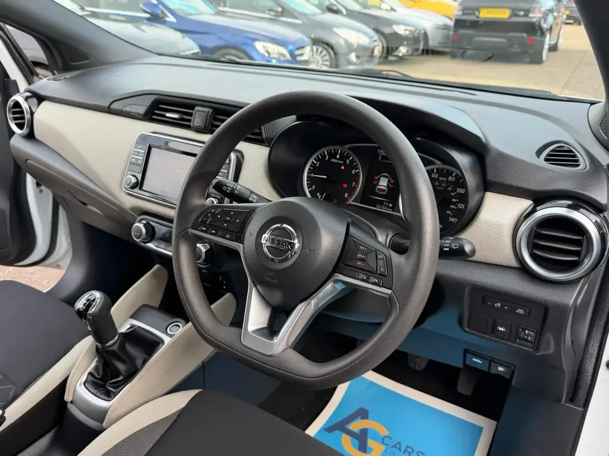 Second-hand Nissan Micra Acenta Limited Edition 71 CP (52 kW) 2018 Alb Hatchback
