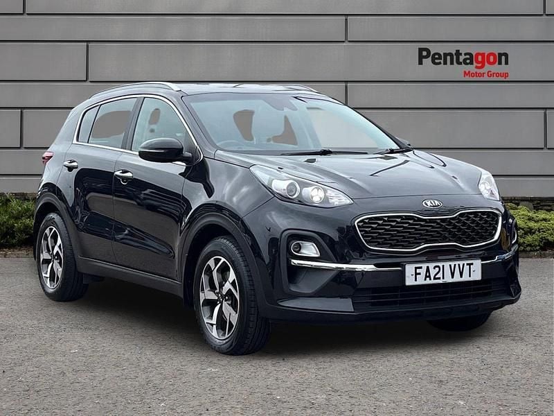 Black Used 2021 Kia Sportage 2 SUV | £14,595 (Good price) - Image 1/4
