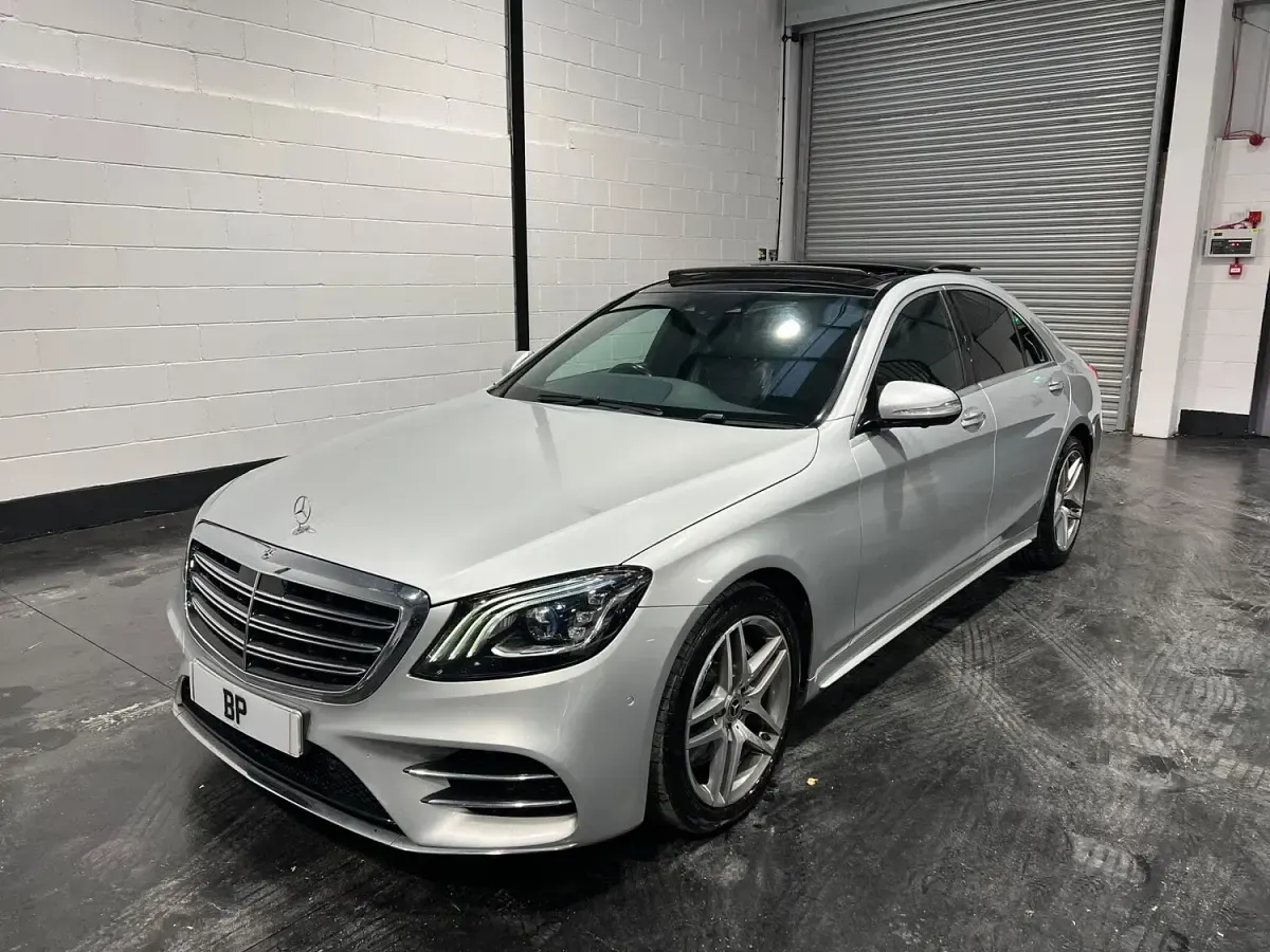 Used Mercedes S350 AMG Line Premium 286 HP (210 kW) 2019 Silver Sedan