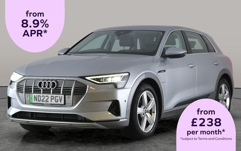 Silver Used 2022 Audi e-tron Design SUV | £17,505 (Good price) - Image 1/2