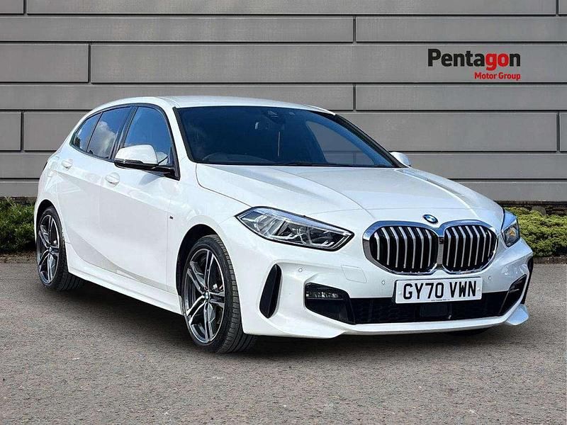 White Used 2020 BMW 118 M Sport Hatchback | £20,419 (Fair price) - Image 1/4