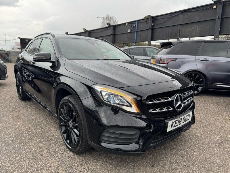 Black Used 2018 Mercedes GLA220 AMG line SUV | £13,899 (Fair price) - Image 1/4