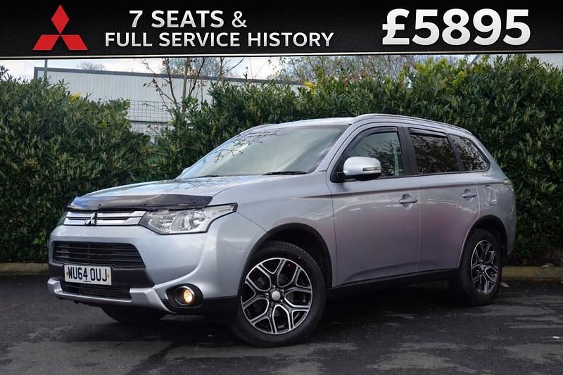Used Mitsubishi Outlander 2014 Silver SUV