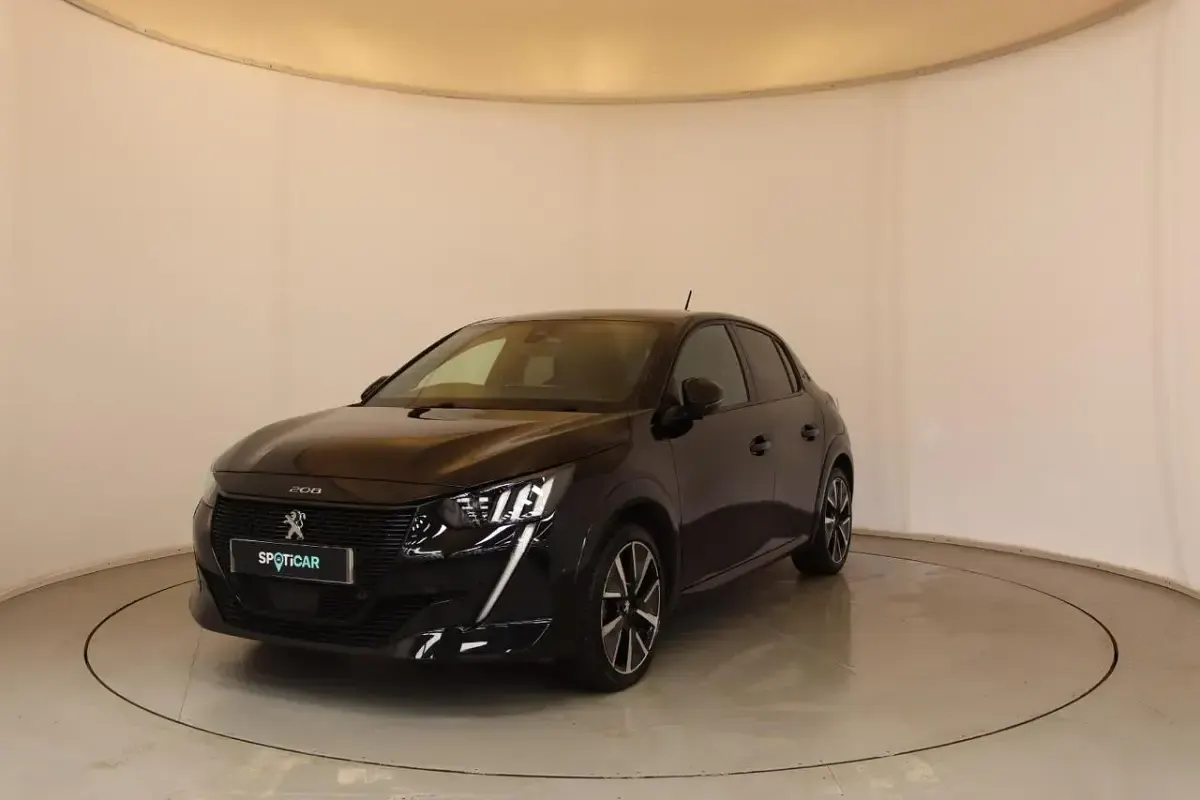 Used Peugeot e-208 Premium 98 kW (134 HP) 2021 Black Hatchback