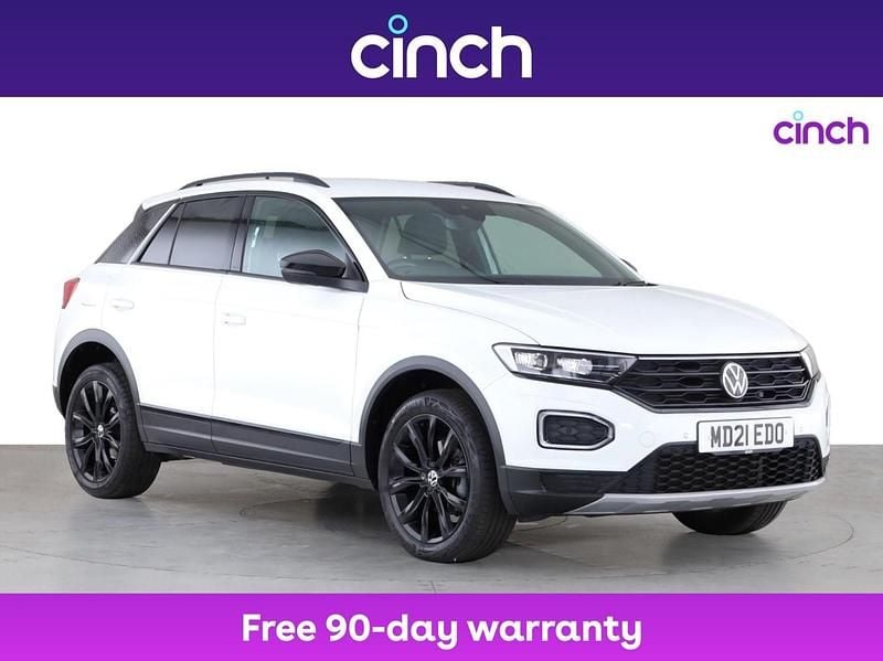 White Used 2021 VW T-Roc Black Edition SUV | £19,679 (Fair price) - Image 1/3
