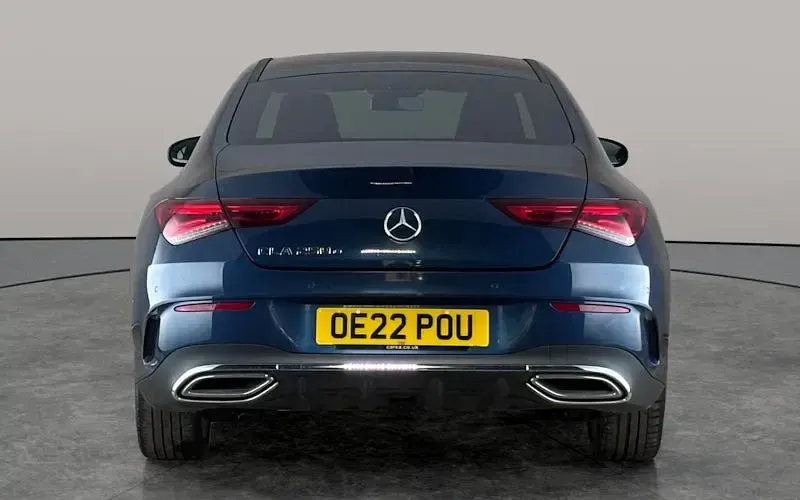 Used Mercedes E250 AMG line 218 HP (160 kW) 2022 Blue Sedan