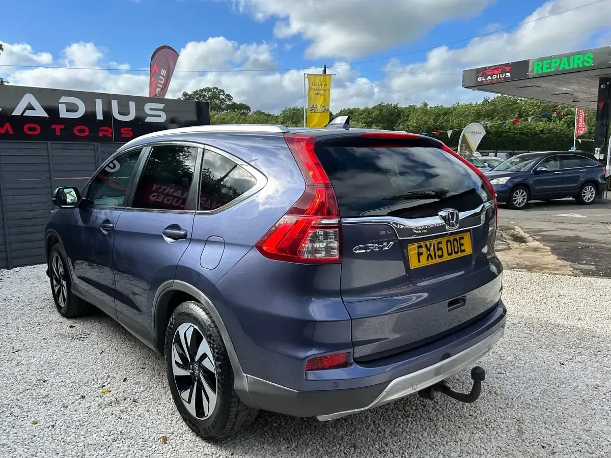 Used Honda CR-V SR 160 HP (117 kW) 2015 Blue SUV