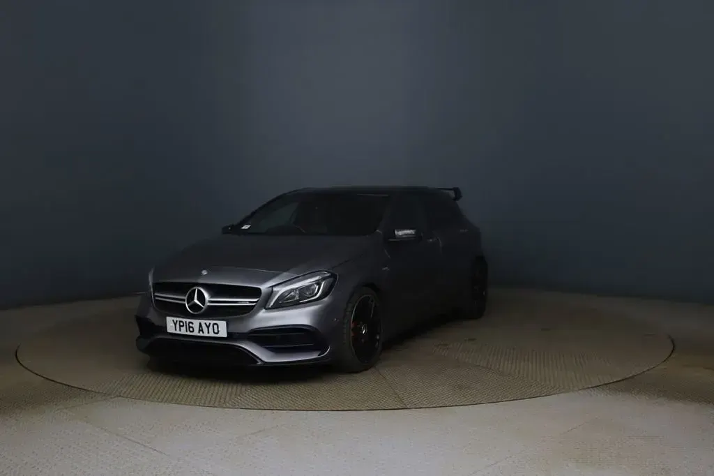 Used Mercedes A45 AMG Premium 381 HP (280 kW) 2016 Grey Hatchback
