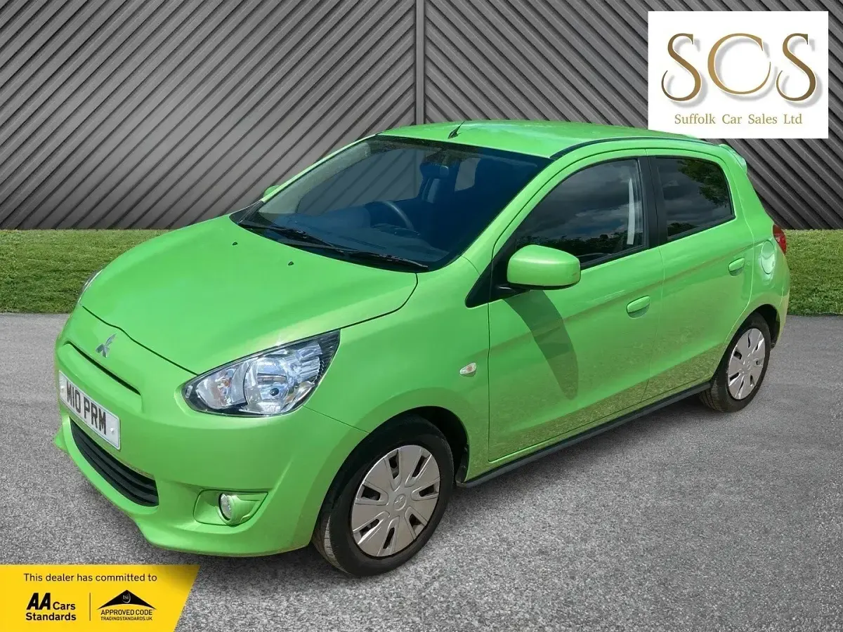 Used Mitsubishi Mirage 2014 Green Hatchback