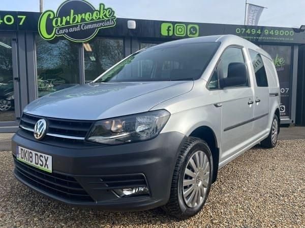 Silver Used 2018 VW Caddy Maxi MPV | £10,495 (Fair price) - Image 1/4