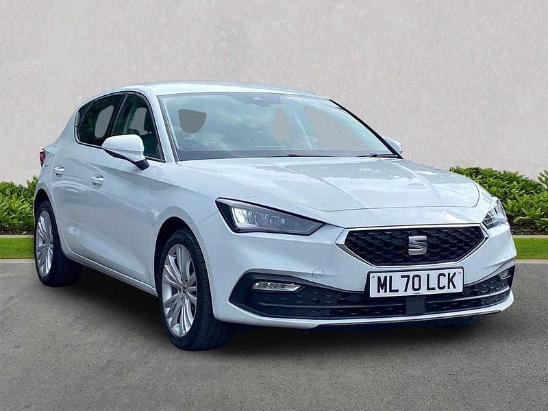 White Used 2020 Seat Leon SE Hatchback | £13,051 (Fair price) - Image 1/4