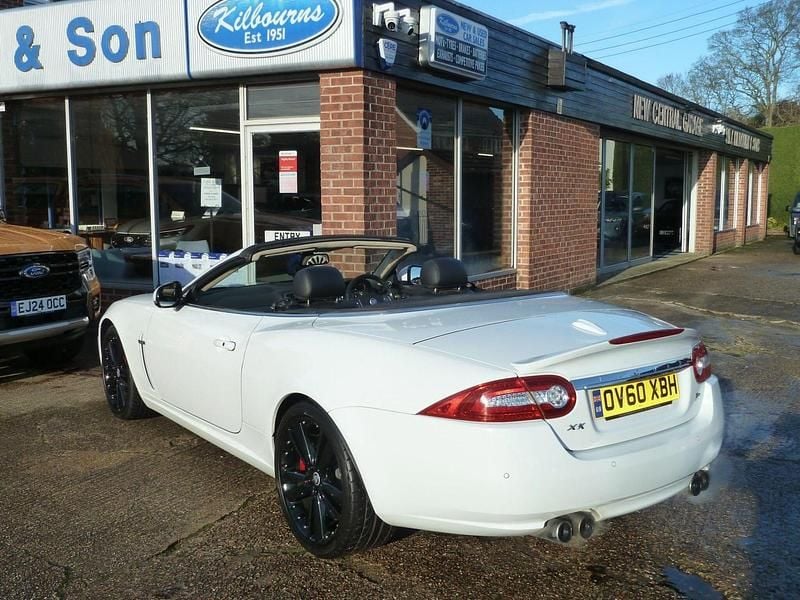 Used Jaguar XKR 510 HP (375 kW) 2010 White Cabriolet