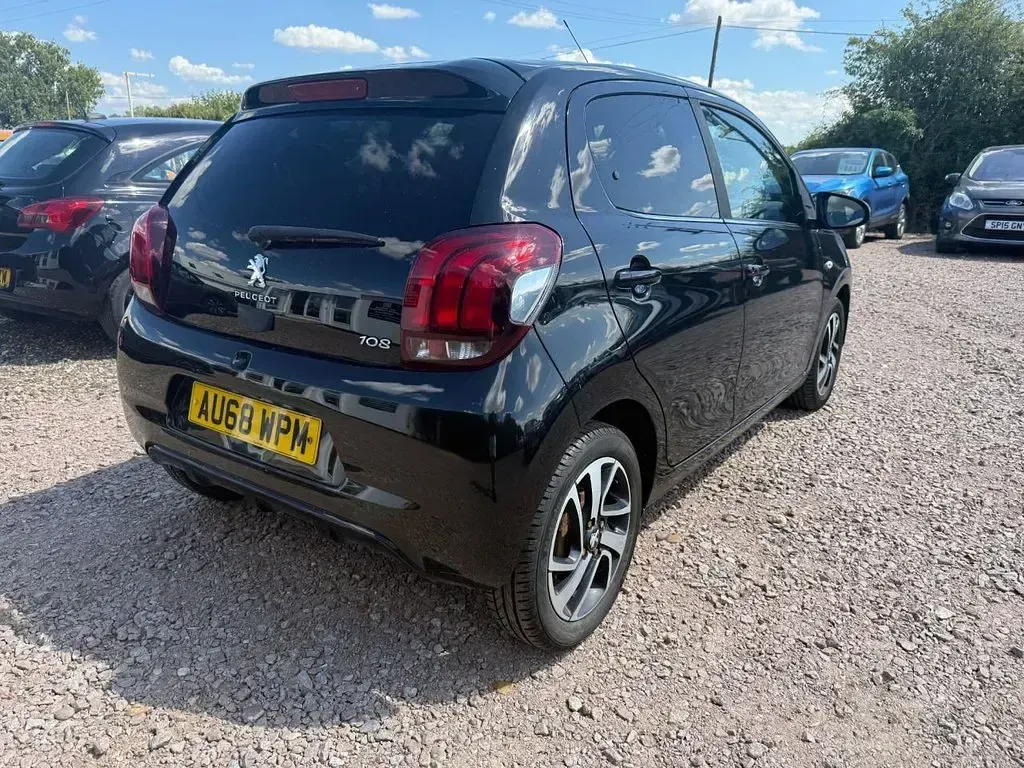 Used Peugeot 108 Allure 72 HP (52 kW) 2018 Black Hatchback