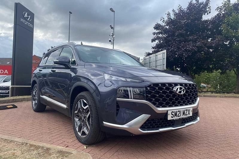 Blue Used 2021 Hyundai Santa Fe Ultimate SUV | £28,500 (Fair price) - Image 1/4