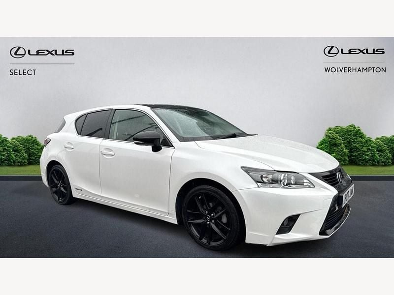White/black Used 2017 Lexus CT200h Sport Line Hatchback | £15,173 (Fair price) - Image 1/3