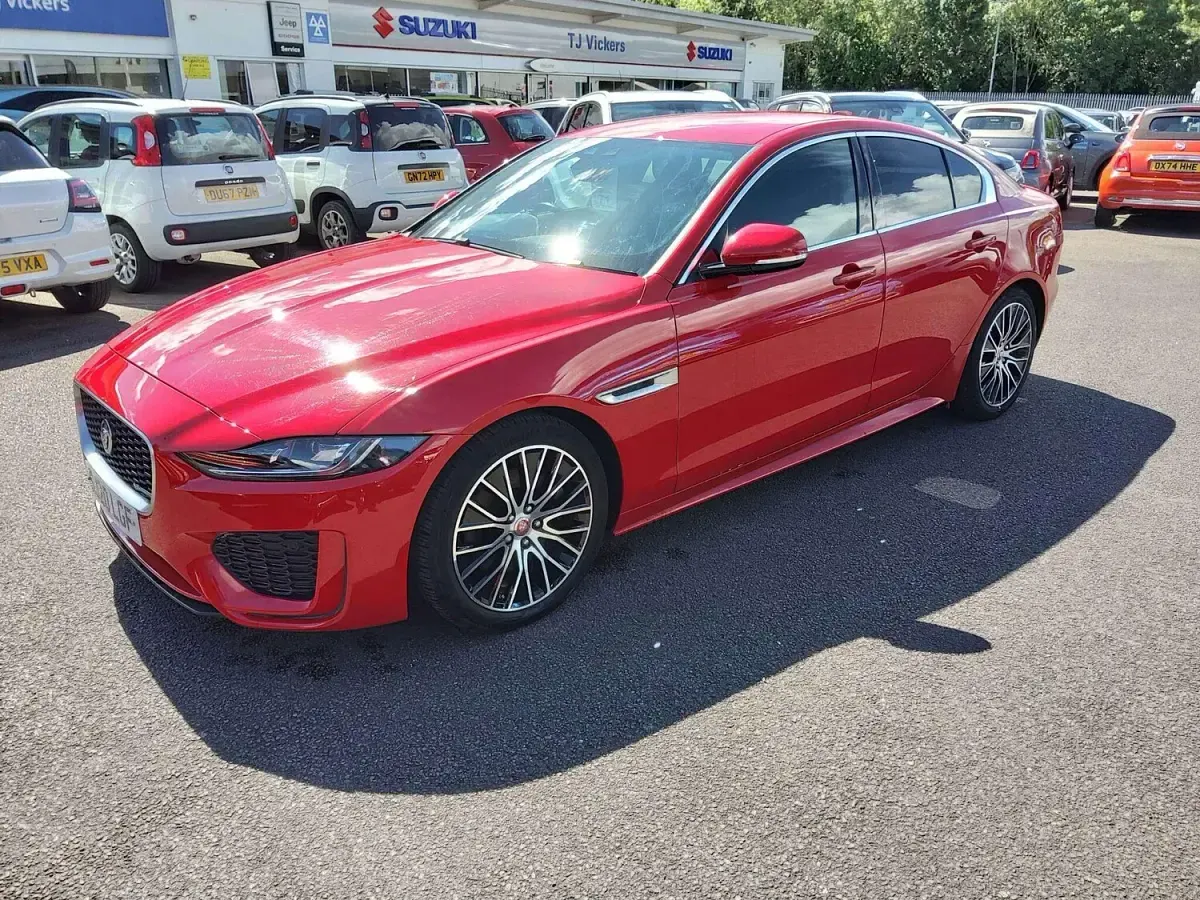 Used Jaguar XE R-Dynamic 300 HP (220 kW) 2020 Red Sedan