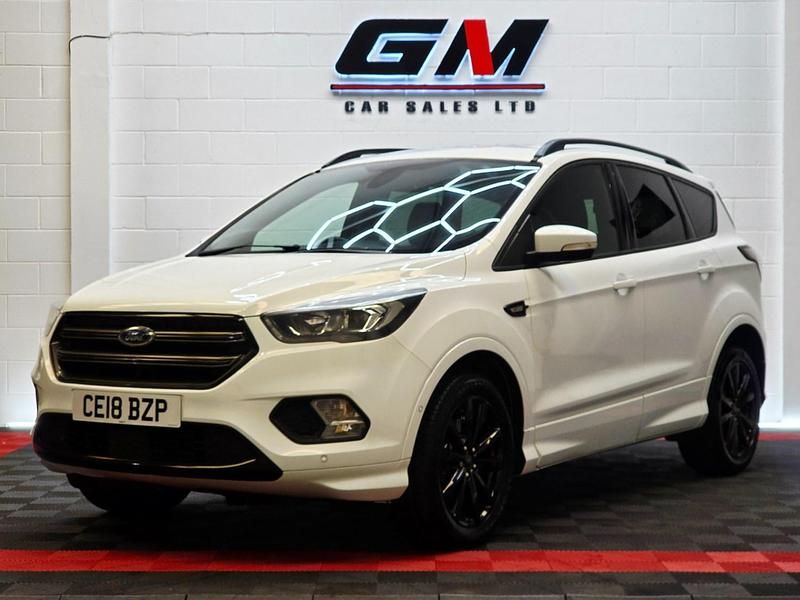 White Used 2018 Ford Kuga ST-Line SUV | £9,250 (Fair price) - Image 1/4