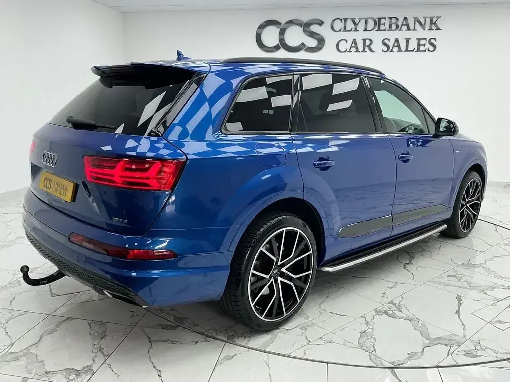 Used Audi Q7 S-Line 272 HP (200 kW) 2016 Blue SUV