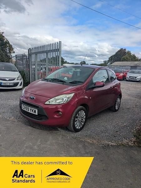 Used Ford Ka Zetec 69 HP (50 kW) 2010 Red Hatchback