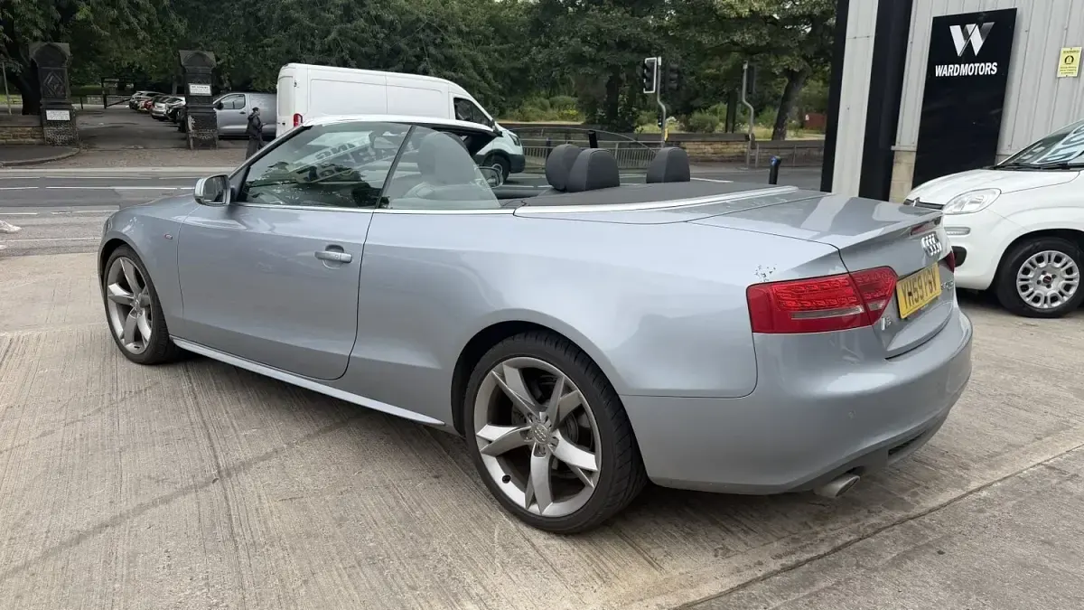 Used Audi A5 Cabriolet S-Line 2009 Silver Cabriolet