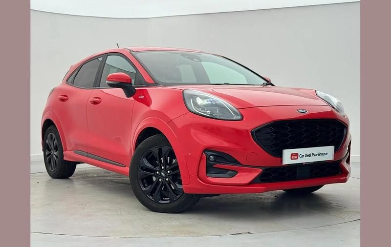 Red Used 2021 Ford Puma ST-Line SUV | £13,199 - Image 1/4