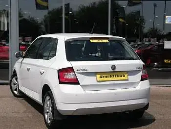 Used Skoda Fabia SE 110 HP (80 kW) 2015 White Hatchback